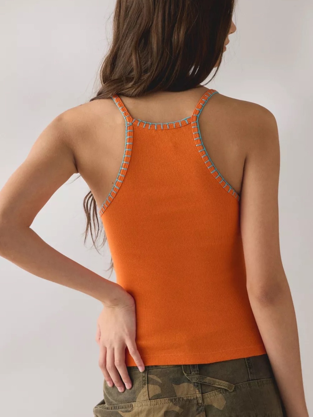 Urban Outfitters Sequined Racer Back Tank Top - Picture 3 of 14